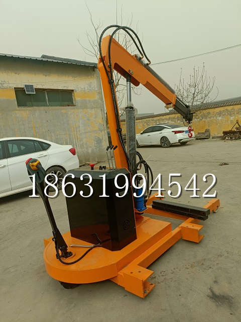 吉林市自卸车厢随车吊 自制轮式四不像起重机 四驱平板吊 5吨 贵盛